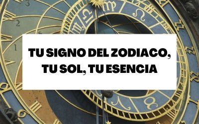 Tu signo del zodiaco, tu sol, tu esencia